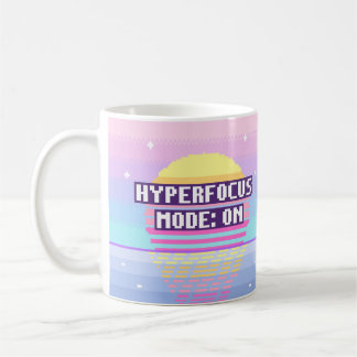 Mode Hyperfocus : Sur Tasse Pixel Neurodivergent