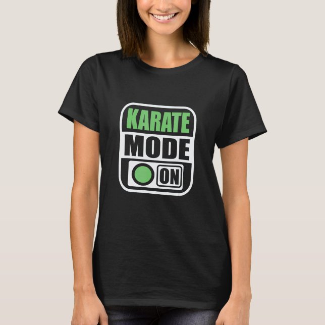 Mode Karaté Classique Activé T-shirt Étudiant Inst (Devant)