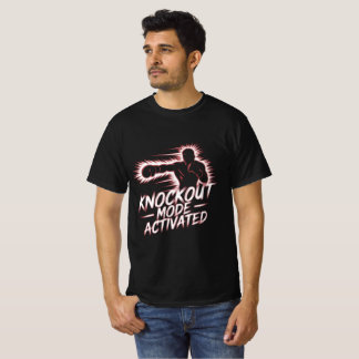Mode Knockout Activé – T-Shirt Puissance Boxe