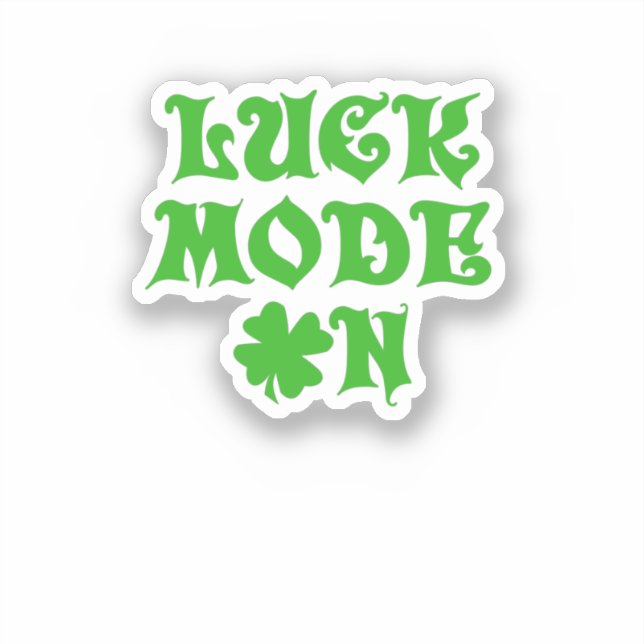 Mode Lcuk Sur Sticker (Recto)