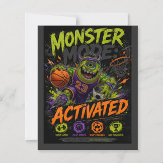 Mode Monstre Activé – Monstre de Sport Basket