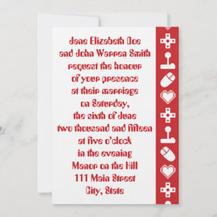 Mode multijoueur dans Cherry Faire-part de mariage