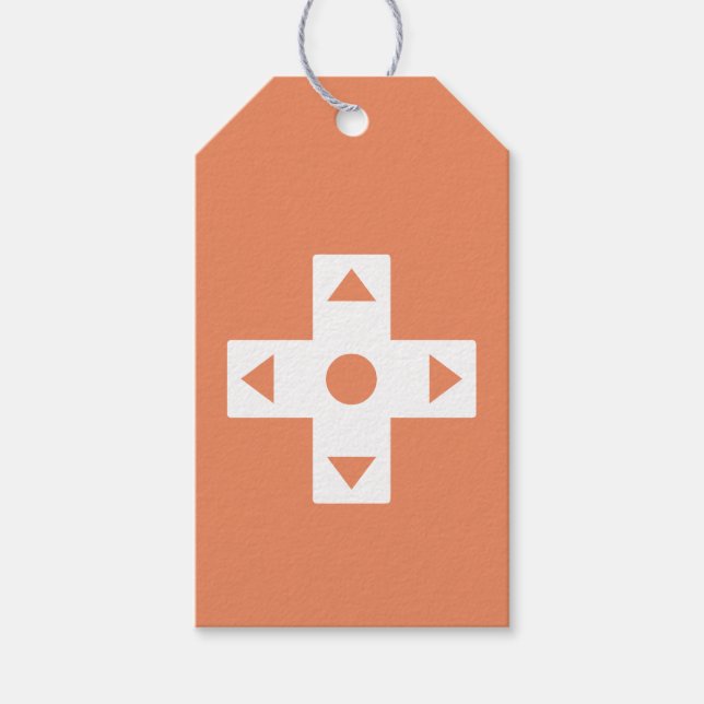 Mode multijoueur en étiquette de cadeau corail (Devant)