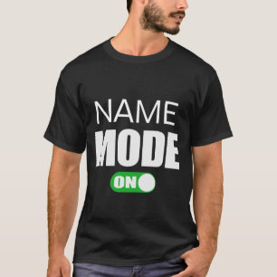 Mode Nom ON prénom personnalisation T-shirt