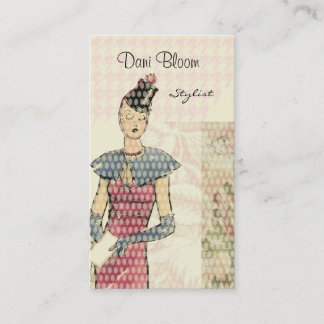 Mode ou styliste Fancy Carte de visite fille