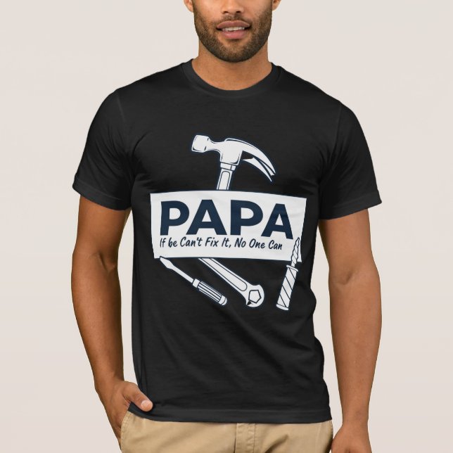Mode papa : Activé - Fantaisie T-shirt Fête des pè (Devant)