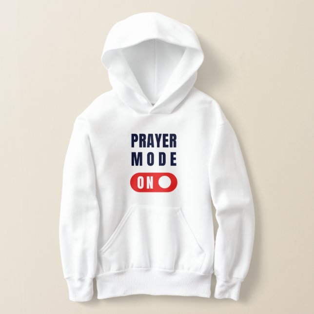 Mode prière activé. Sweat - shirt à capuche de pul (Poser)