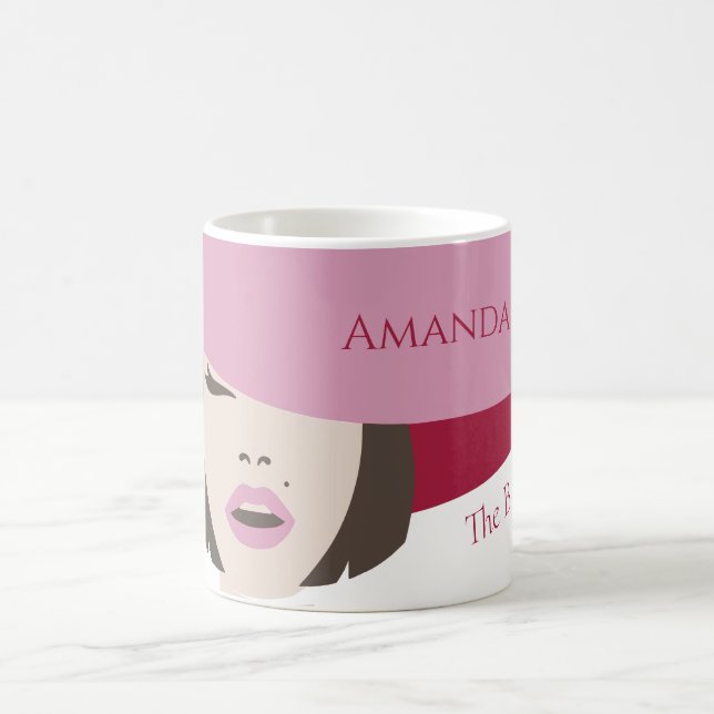 Mode Simple Stylé Moderne Personnalisé Mug (Centre)