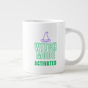 MODE SORCIÈRE ACTIVÉ – Mug Neon Halloween