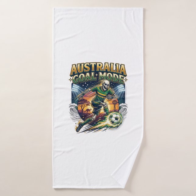 Mode squelette de frappeur de l'Australie Nations  (Serviette de bain)