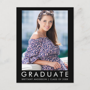 Mode Trendy Graduy Photo Party Invitation L