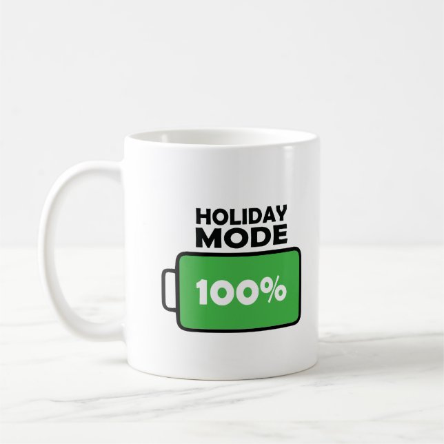Mode vacances 100% café Lover Mugs Cadeau Hommes F (Gauche)