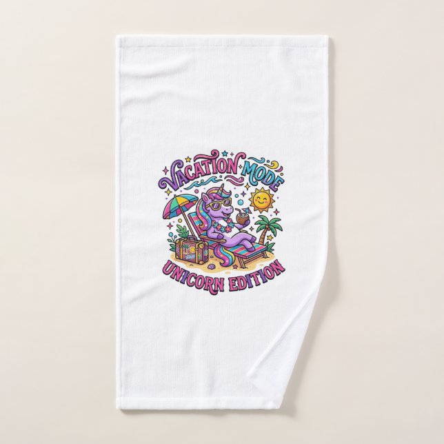 Mode Vacances Licorne Édition Licorne Commercial P (Serviette à main)