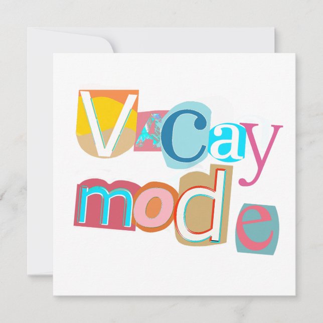 Mode Vacay Rétro Style Plage (Devant)