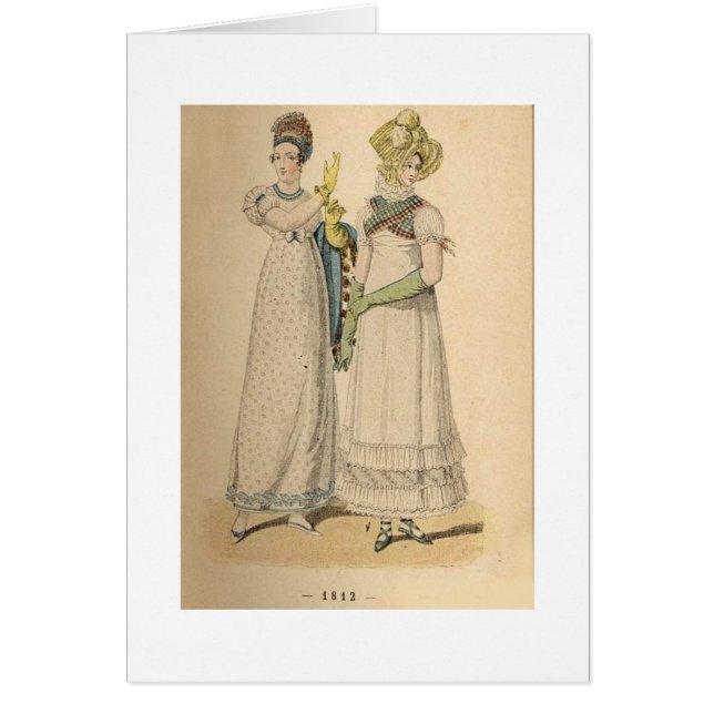 Mode vintage 1812 (Vierge à l'intérieur), (Devant)