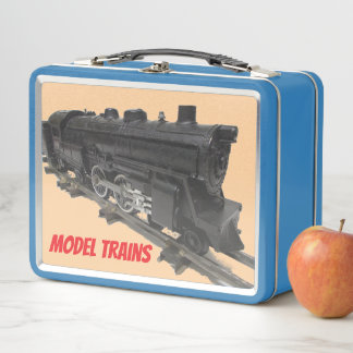 Model Trains Metal Lunchbox 