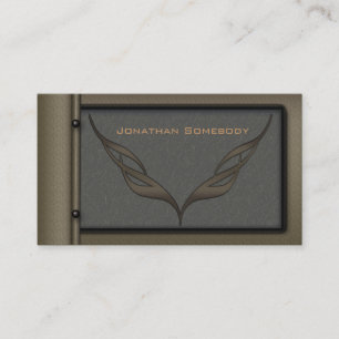 Modèle 10 de carte de visite de brun de conceptio