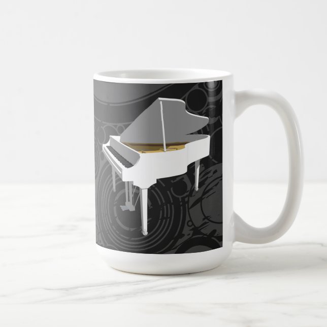 Modèle 3D:Grand piano blanc :Coffee Mug (Droite)