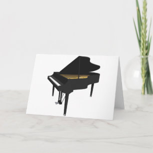 modèle 3D : Piano à queue noir :