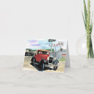 Modèle A Antique Car Carte pour notes