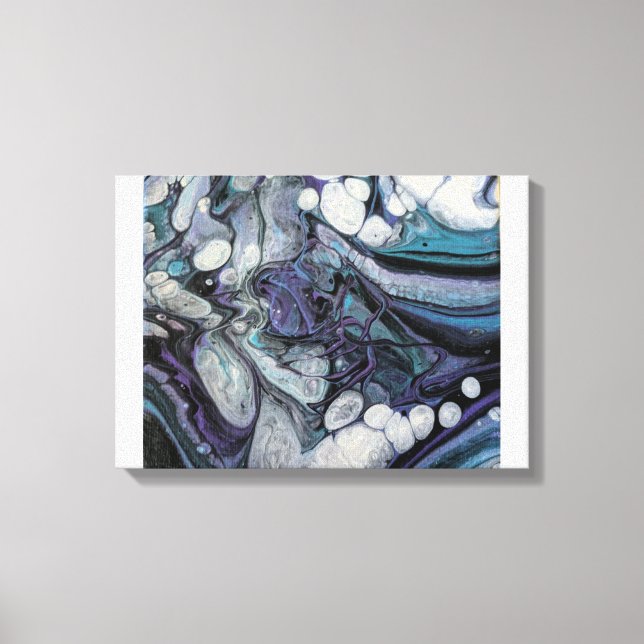 Modèle Acrylique peint à la main 12 x 12 toile d'i (Recto)