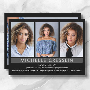 Modèle Acteur 5.5x7.5 Carte Comp Zed 3 Photo Retou