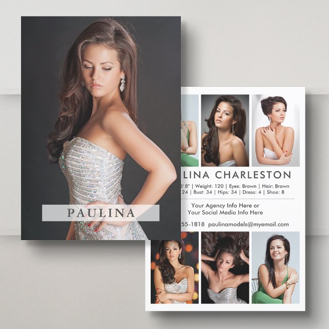 Modèle Acteur 5x7 Comp Carte Zed Comp 7 Photo 2 Cô (Available in high quality print or digital download for quick messaging, email or self printing.)