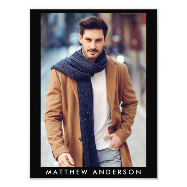 Modèle Acteur 9 x 12 Portefeuille photo Imprimer B (Devant)