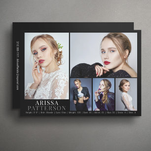 Modèle Acteur Carte Comp 6 Photo 5x7