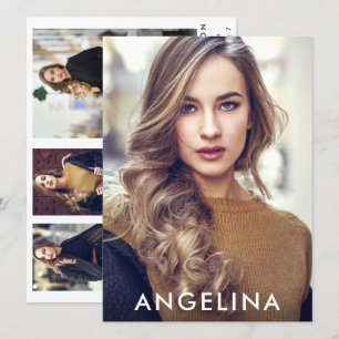 Modèle Acteur Photo Pro Comp Card 5 Photo Retour W