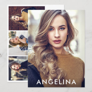 Modèle Acteur Photo Professionnel Carte Comp W