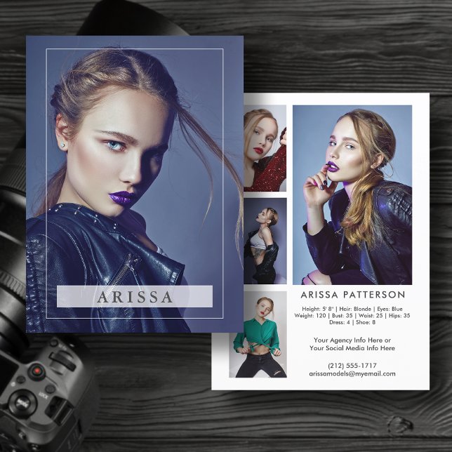 Modèle Actor Pro 5.5x7.5 Carte Comp/Zed 5 Photo (Available in high quality print or digital download for quick messaging, email or self printing.)