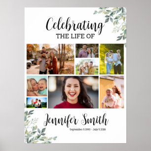 Modèle Affiche de bienvenue funéraire