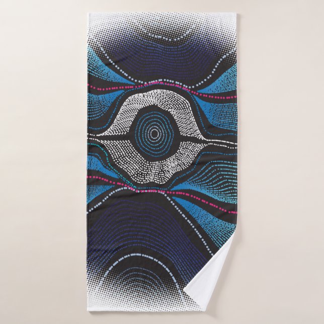 Modèle autochtone Une serviette (Serviette de bain)