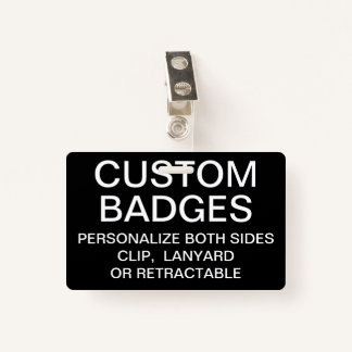 Modèle BADGE PERSONNALISÉ