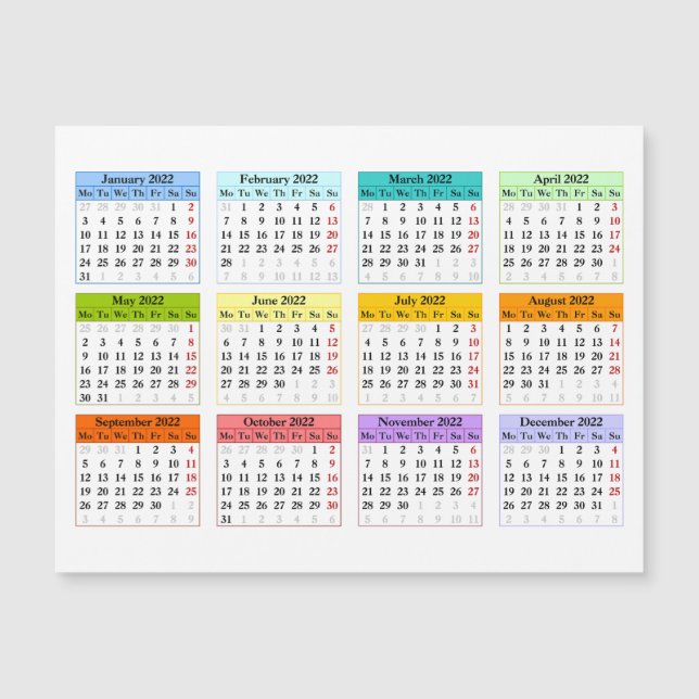 modèle calendrier 2022 (Devant)