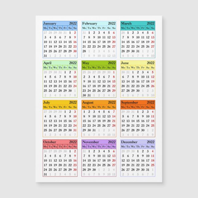 modèle calendrier 2022 (Devant)