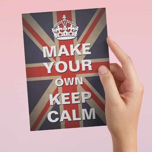 Modèle calme - Carte postale Union Jack Vintage (Créateur téléchargé)