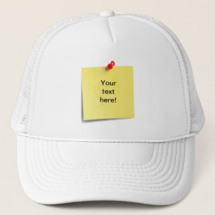 Modèle collant de casquette de note - ajoutez