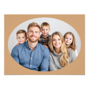 Modèle d'agrandissement de photo de portrait de fa