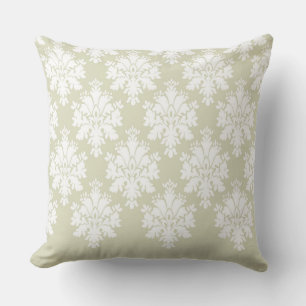 Modèle Damask moderne Coussin Tan 3 - CH9