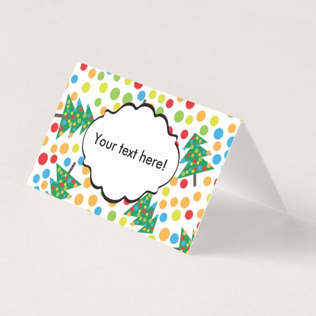 modèle d'arbres de Noël (Front)