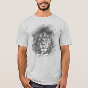 Modèle d'art moderne TShirt Lion Face Pop