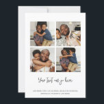 Modèle de 4 photos<br><div class="desc">Quatre cartes plates de photographie. Personnalisées avec vos propres 4 photographies et texte de Ricaso .. ajoutez vos propres détails à ces cartes époustouflantes qui feront une impression - adaptées à de nombreuses utilisations,  y compris Noël,  anniversaires,  mariages,  et bien plus encore</div>
