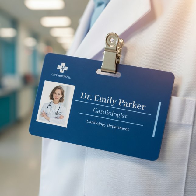 Modèle de badge d'identification médicale personna (Créateur téléchargé)