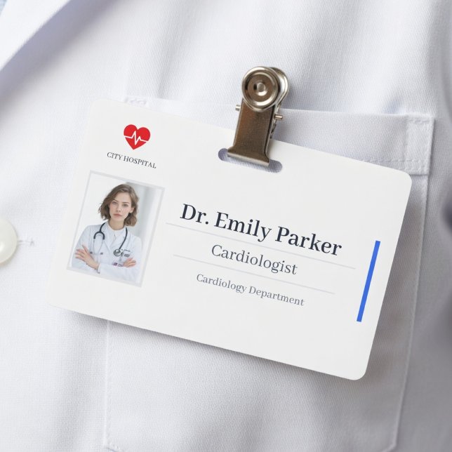 Modèle de badge d'identification personnalisé pour (Créateur téléchargé)