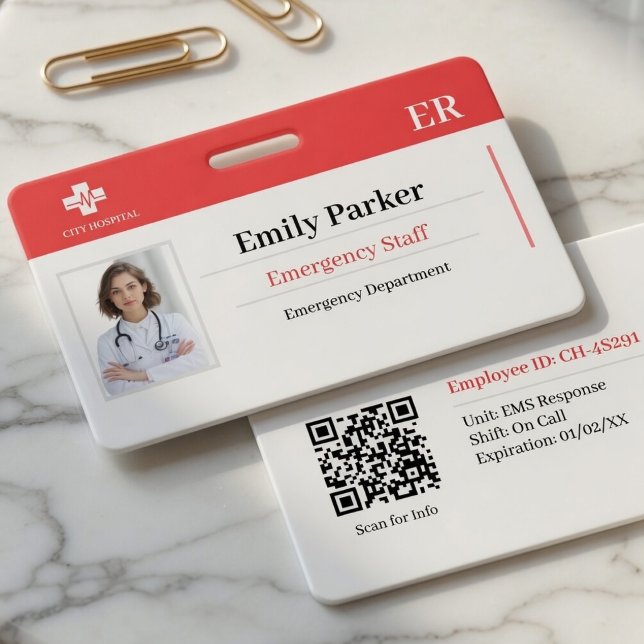 Modèle de badge d'identification personnalisé pour (Créateur téléchargé)