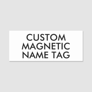 Modèle de badge nominatif magnétique personnalisé