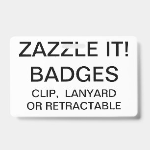 Modèle de badge personnalisé sur cordon personnali