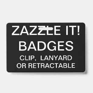 Modèle de badge personnalisé sur cordon personnali